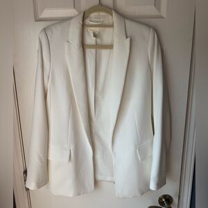 Elegant White Blazer. Size 2